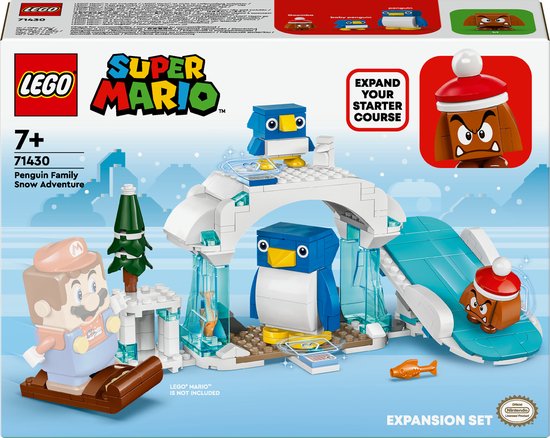 LEGO Super Mario Uitbreidingsset: Sneeuwavontuur met penguin en familie - 71430