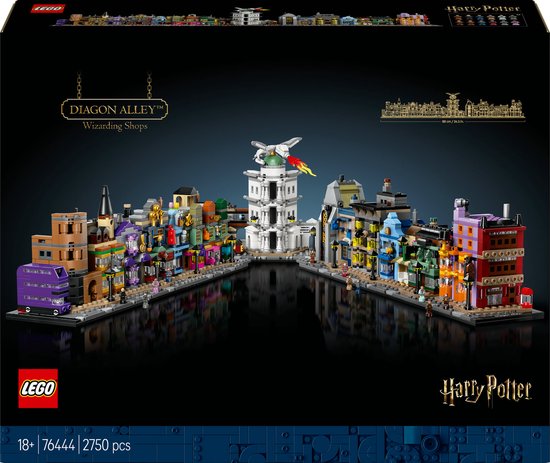 LEGO Harry Potter™ De Wegisweg™ tovenaarswinkels tovenaarsset - 76444