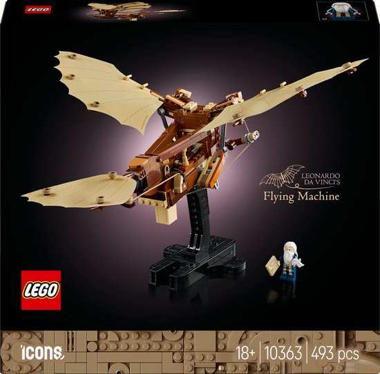 LEGO Icons De vliegmachine van Leonardo da Vinci - 10363