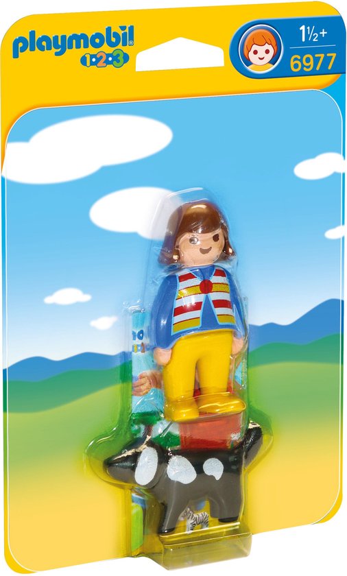 Playmobil 123 Vrouw met hond - 6977