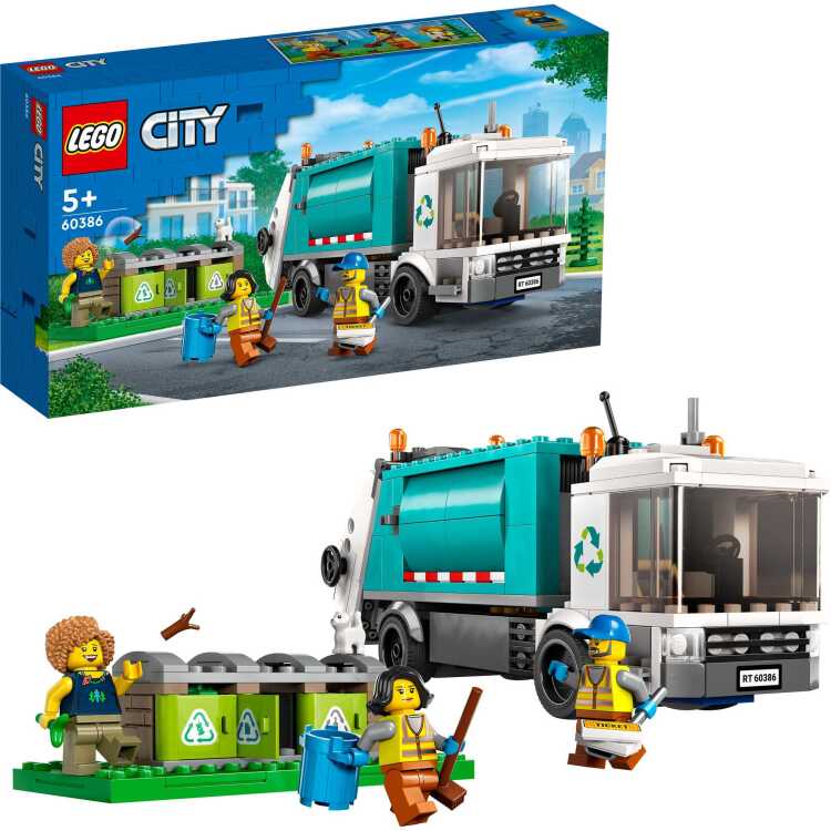 LEGO City - Recycle vrachtwagen constructiespeelgoed 60386