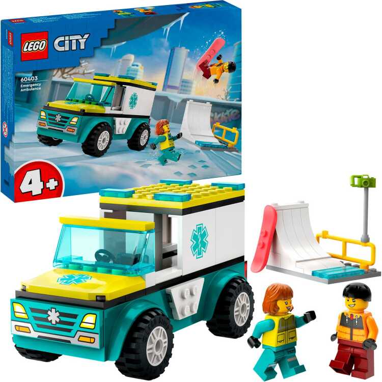 LEGO City - Ambulance en snowboarder constructiespeelgoed 60403