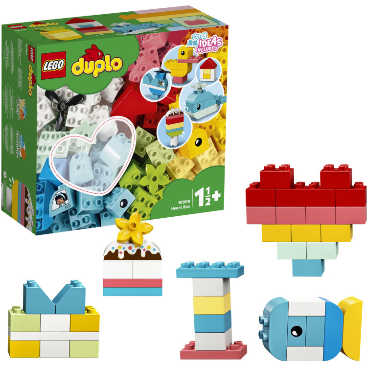 LEGO DUPLO - Hartvormige doos constructiespeelgoed 10909