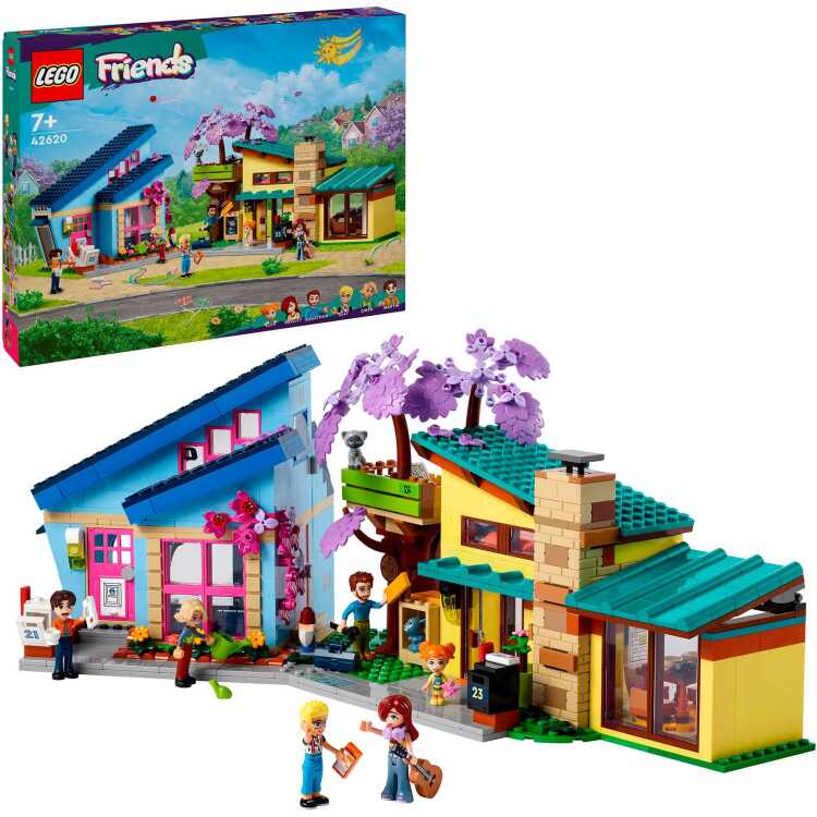 LEGO Friends - Olly en Paisley's huizen constructiespeelgoed 42620