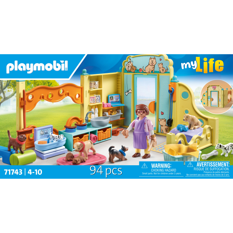 PLAYMOBIL Playm. Welpenhaus 71743 constructiespeelgoed