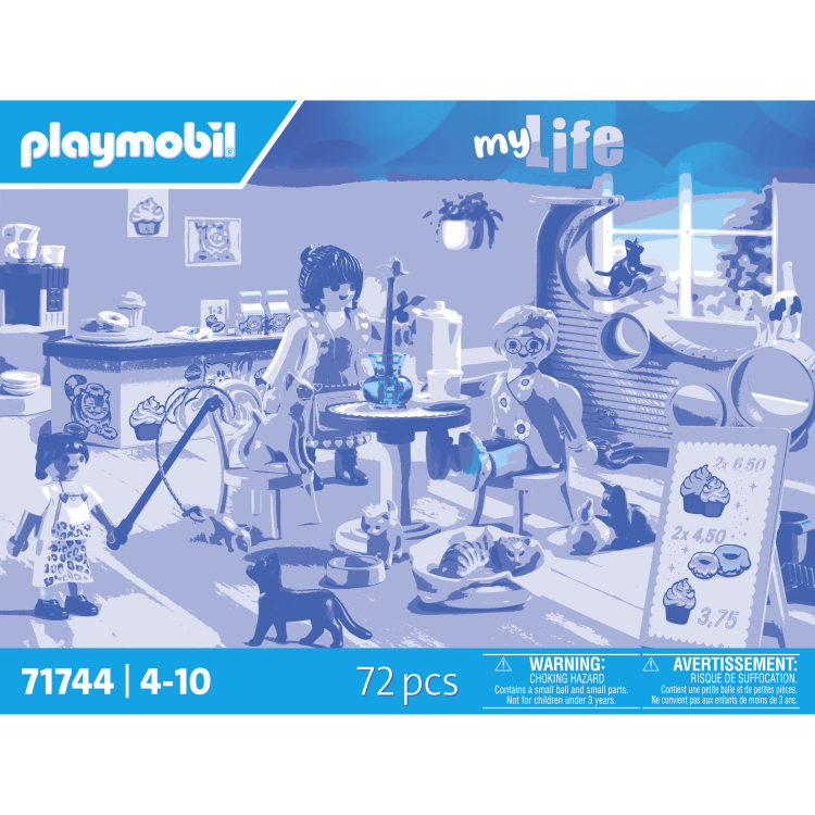 PLAYMOBIL Playm. Katzencafe 71744 constructiespeelgoed