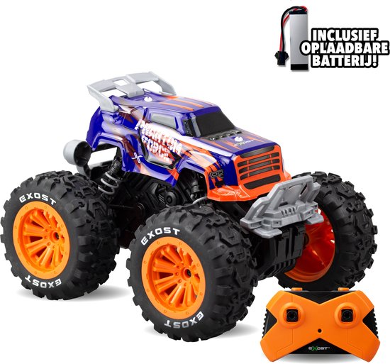 Exost RC Phantom Force Monstertruck 1:16 - Bestuurbare auto incl. oplaadbare batterij