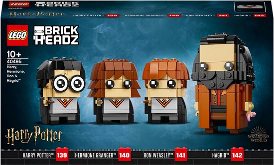 Lego Harry Potter 40495 Brickheadz  Harry, Hermelien, Ron & Hagrid™