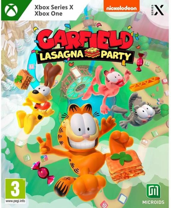 Xbox One Video Game Microids Garfield: Lasagna Party