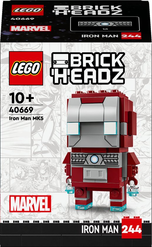 LEGO Marvel Brickheadz 40669 - Iron Man MK5