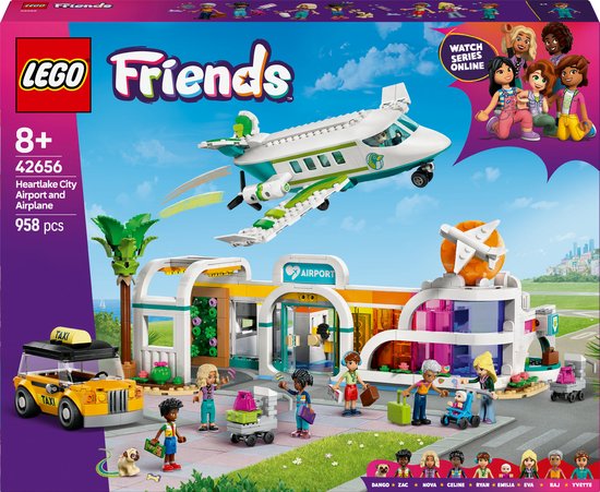 LEGO Friends Heartlake City vliegveld en vliegtuig - 42656