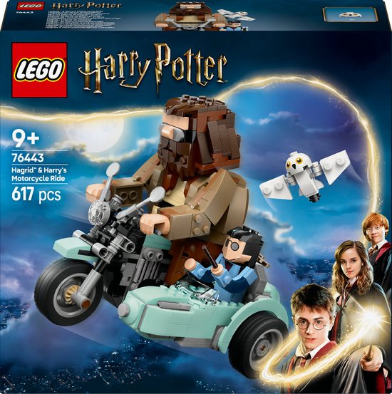 LEGO Harry Potter™ Hagrid™ en Harry's rit op de motor magisch - 76443