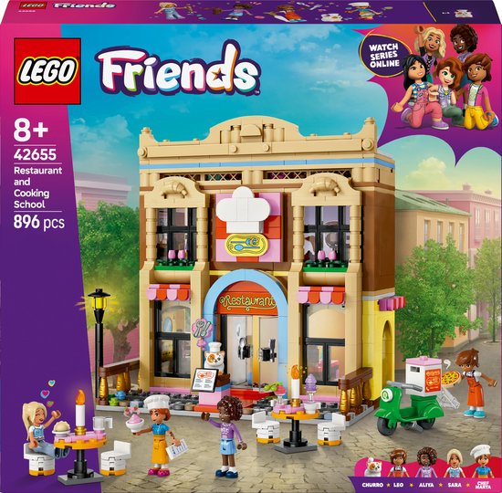 LEGO Friends Restaurant en kookschool - 42655