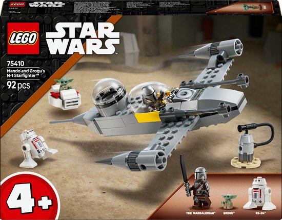 LEGO Star Wars™ Mando en Grogu’s N-1 Starfighter™ - 75410