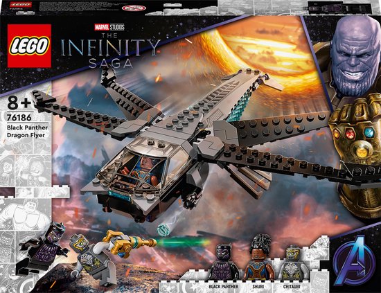 LEGO Marvel Avengers Black Panther Dragon Flyer - 76186