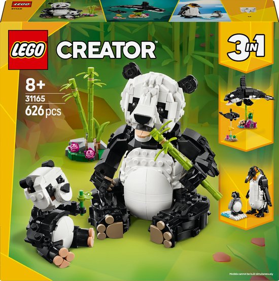 LEGO Creator 3in1 Wilde dieren: pandafamilie 31165