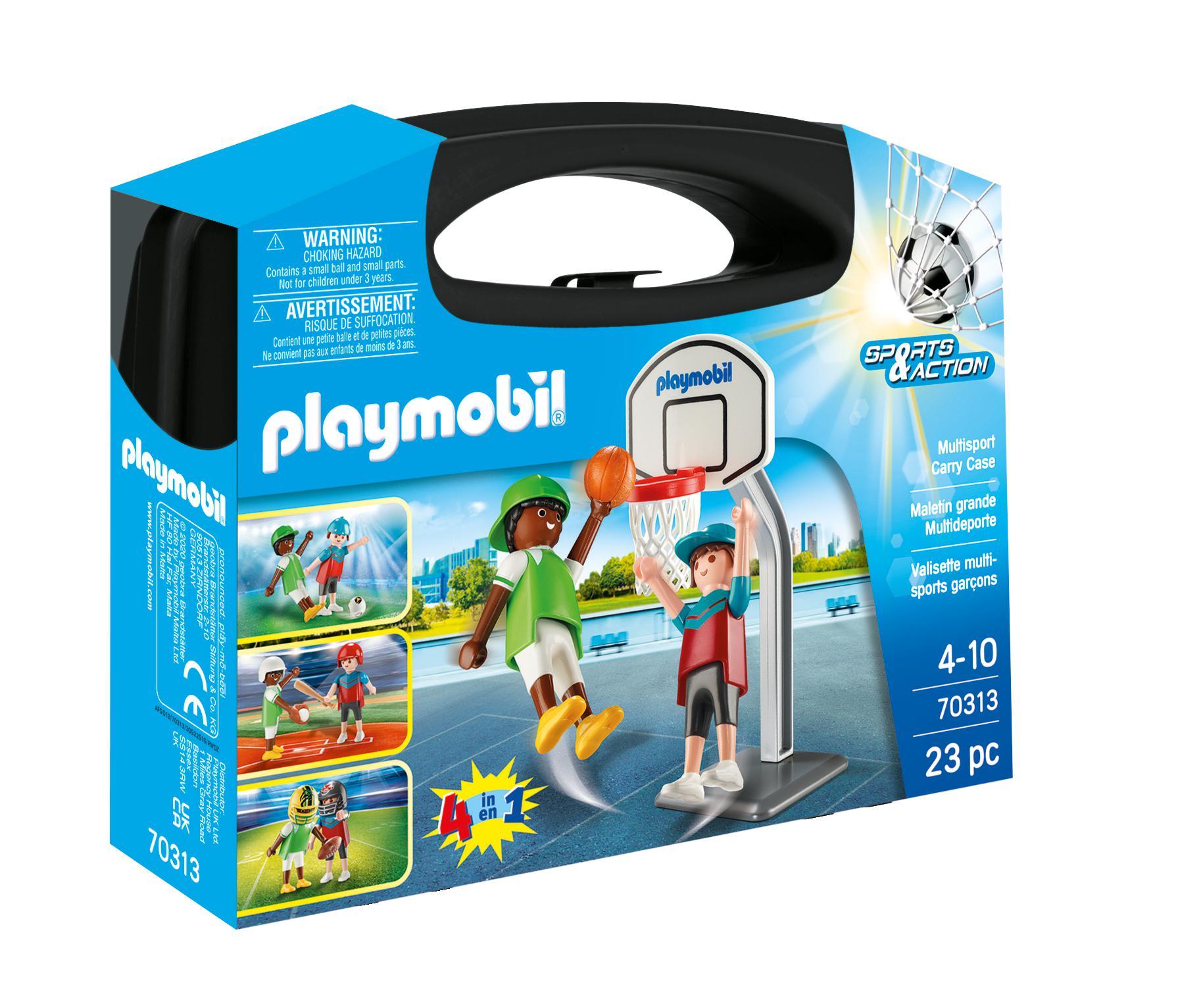 PlaymobilÂ® Sport en action 70313 multisport meeneemkoffertje