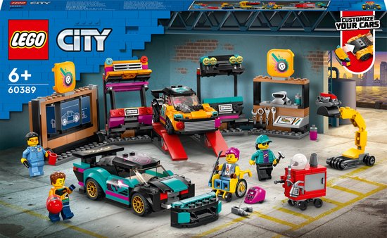 LEGO City Garage voor aanpasbare auto's - 60389