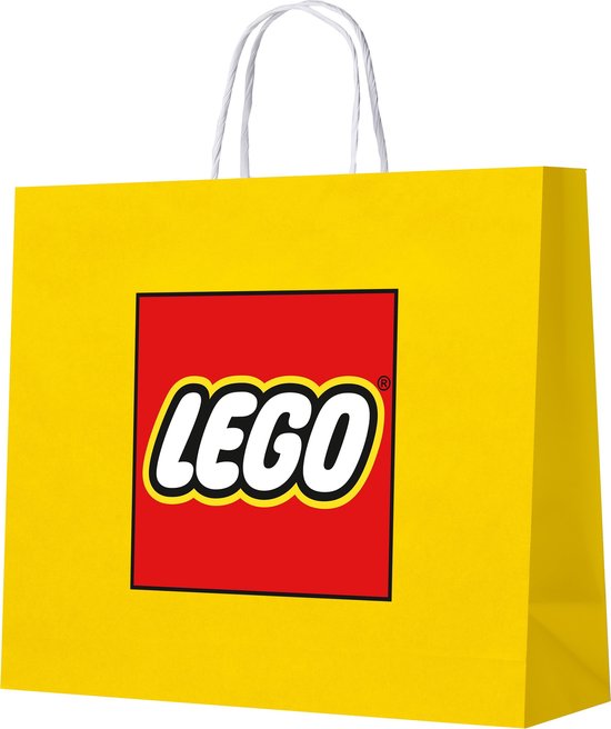 Papieren tasjes LEGO XL 100 stuks in doos 52x60x10 cm Bouwstenen LEGO License