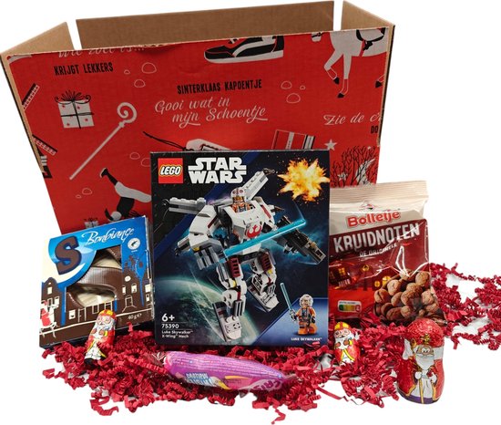 Cadeau pakket Sinterklaas lego star wars 75390