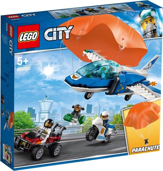 LEGO City Luchtpolitie Parachute-arrestatie - 60208