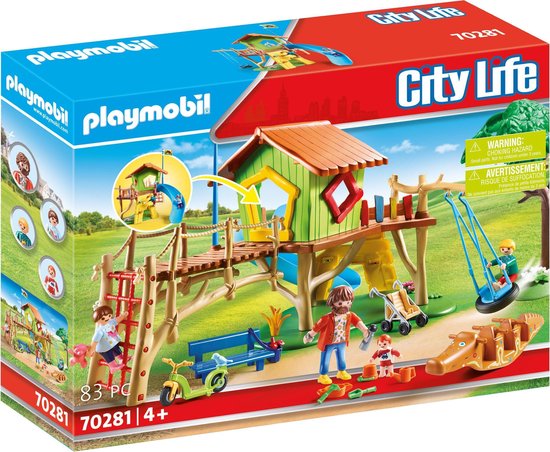 PLAYMOBIL City Life Avontuurlijke speeltuin - 70281