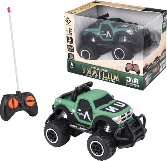 Remote Controlled Toy Car for Kids 2-5 Years | 27 MHz RC Racing Car with Remote Control - Green | Birthday Gift for Christmas