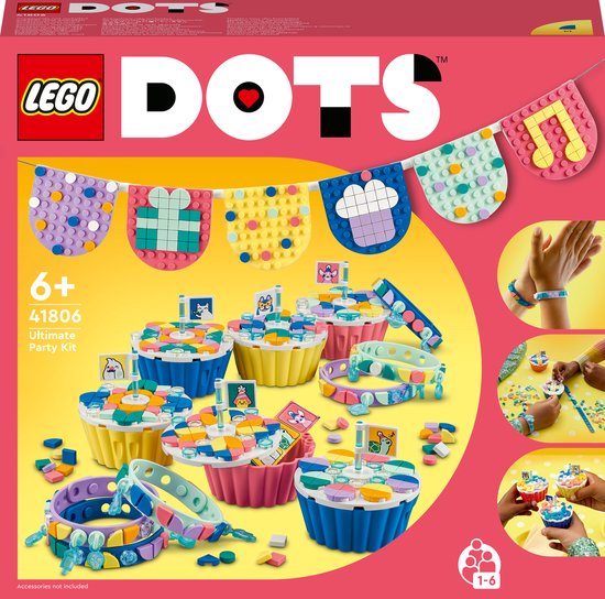 LEGO DOTS Ultieme feestset voor een Kinderfeestje - 41806