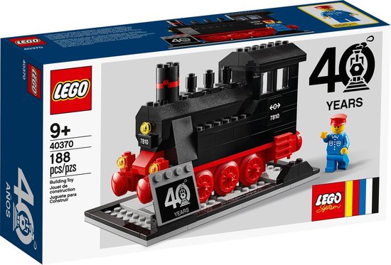 LEGO 40370 Iconic Steam Engine (40 Years of LEGO Trains)