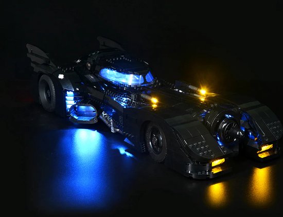 Light my Bricks - Verlichtingset met afstandsbediening geschikt voor Lego 1989 Batmobile 76139