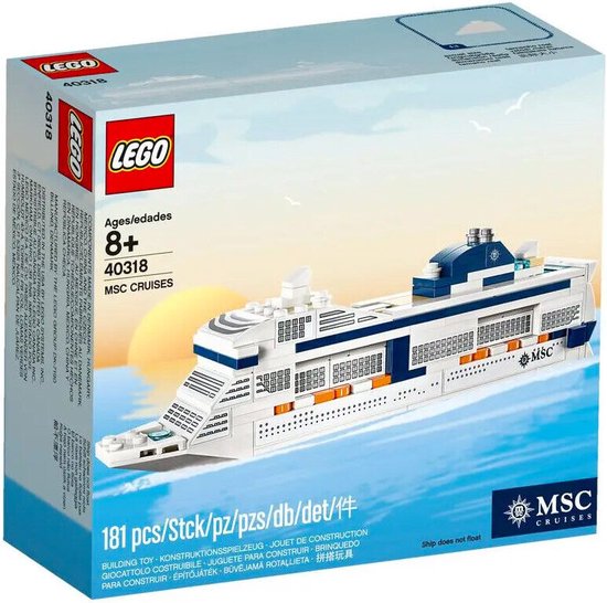 Lego 40318 MSC cruises Meravilgia