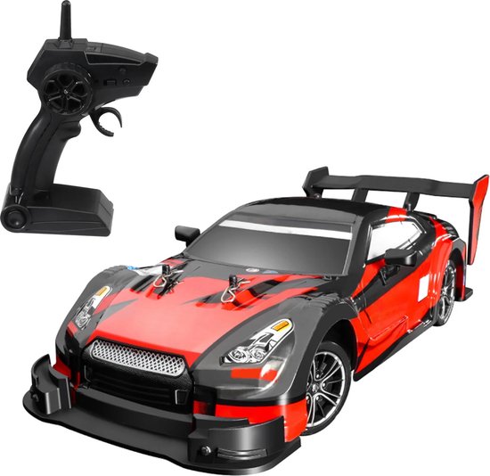 Liva Prime RC Drift Auto - 2.4 GHZ - 4WD - 30 km/u - Race Auto - Hoge Snelheid Kids - Afstandsbediening - Rubber Wielen