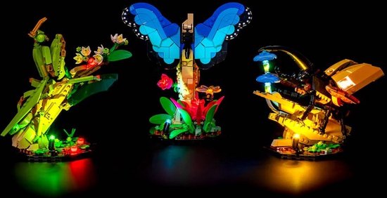 Light My Bricks - Verlichtingsset geschikt voor LEGO The Insect Collection 21342