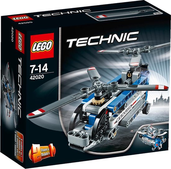 LEGO Technic Helikopter met Dubbele Rotor - 42020