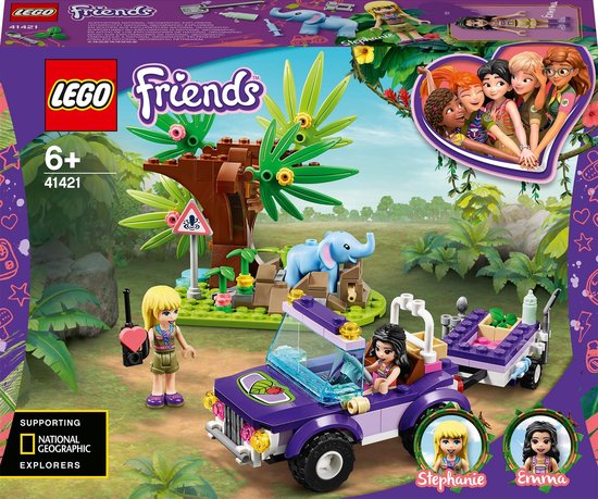 LEGO Friends Reddingsbasis Babyolifant in Jungle - 41421