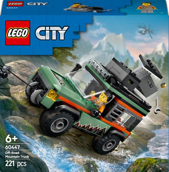 LEGO City 4x4 terreinwagen voor in de bergen - 60447