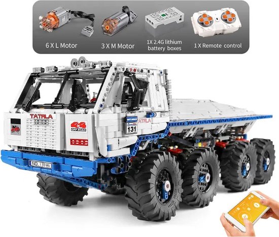 Comnox - Mould King - Tatra T813 Truck Bouwset - 3647 Stuks - Compatibel met LEGO - Technisch Speelgoed