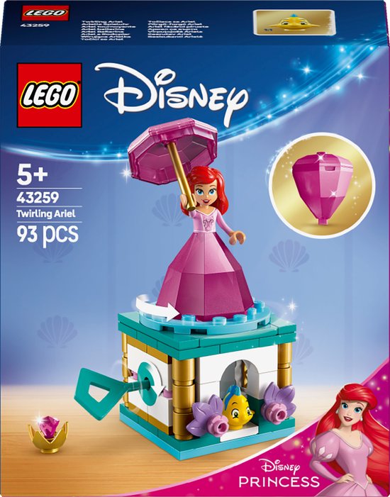 LEGO ǀ Disney Princess Draaiende Ariël - 43259