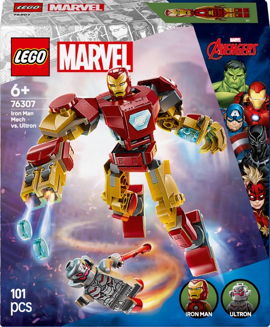 LEGO® Marvel Iron Man mecha vs. Ultron speelset - 76307