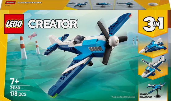 LEGO Creator 3in1 Luchtvaart: racevliegtuig - 31160