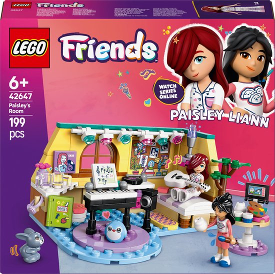 LEGO Friends Paisley's kamer Bouwpakket voor Kinderen - 42647