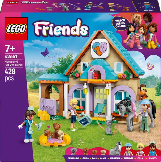 LEGO Friends Dierenkliniek voor paarden en huisdieren Bouwpakket - 42651