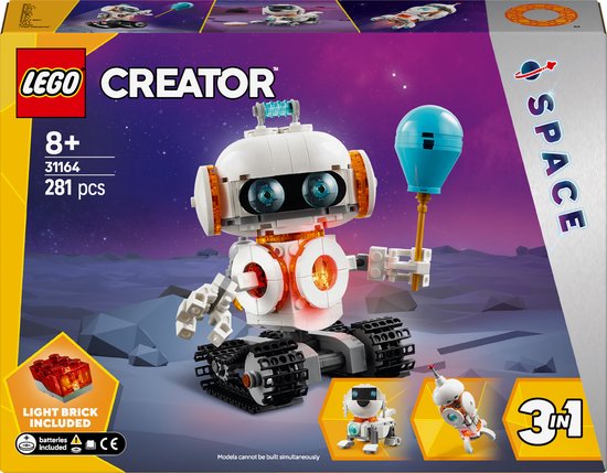 LEGO Creator 3in1 Ruimterobot wetenschaps - 31164