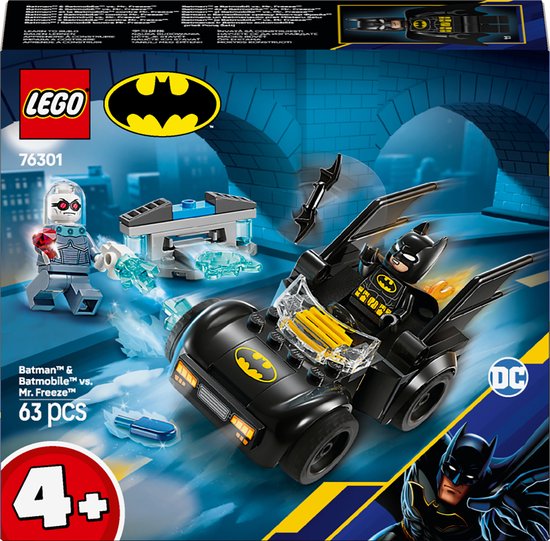 LEGO DC Batman™: Batman en Batmobile™ vs. Mr. Freeze™ voertuig - 76301