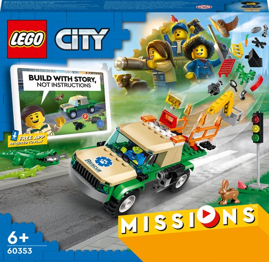 LEGO City Missies Wilde dieren reddingsmissies - 60353