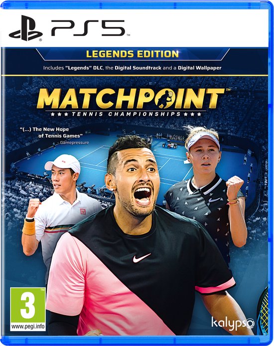 Deep Silver Matchpoint - Tennis Championships, PlayStation 5, E (Iedereen)