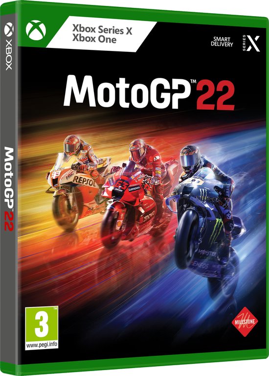 Milestone MotoGP 22, Xbox Series X, Multiplayer modus, E (Iedereen), Fysieke media