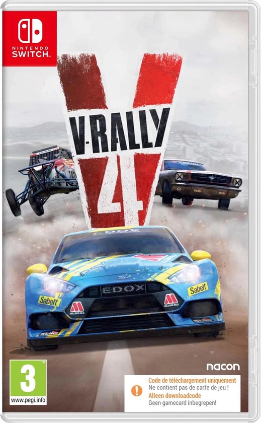 V-RALLY 4 (Code In Box) - Nintendo Switch