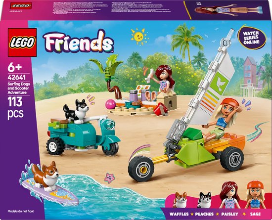 LEGO Friends Surf- en scooterplezier met de honden - 42641