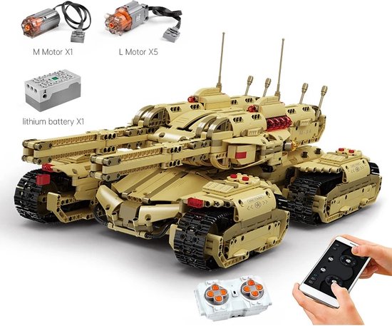 Comnox - Mould King - Mammoet Tank - 3296 Stukjes - LEGO Compatible